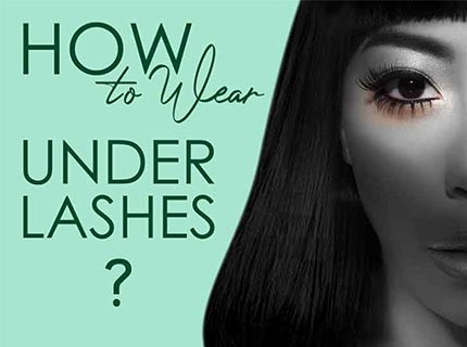 How to Apply Bottom False Eyelashes